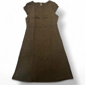 EUC Horny Toad Light Black (Dark Gray?) Dress, Sleeveless V-Neck (Medium)